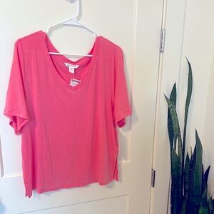 Athleta NWT Pink Nighttime Bliss Sleep Tee Size M
